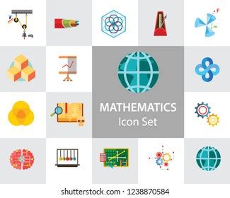 Mathematics Icon Set Gear Wheel Drawing Stock Vector (Royalty Free) 1238870584 | Shutterstock