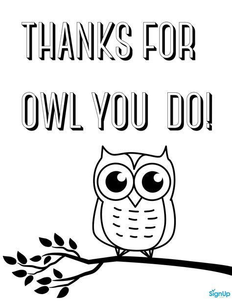 Free Printable Coloring Pages for Teacher Appreciation | SignUp.com