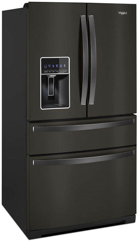 Questions and Answers: Whirlpool 26.2 Cu. Ft. 4-Door French Door Refrigerator Black Stainless ...