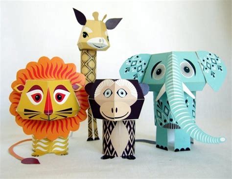 Cute Animal Paper Crafts Designed by Mibo | Gadgetsin