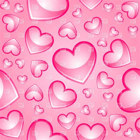 Pink Hearts Background - WallpaperSafari