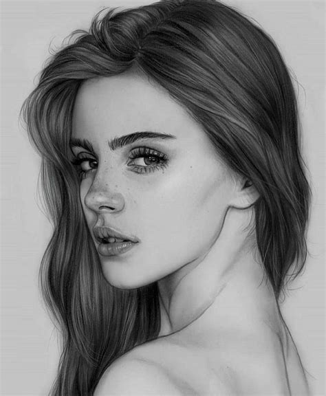 How To Draw A Realistic Girl's Face - Creativeline