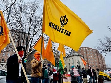 Khalistani Supporters Protest Outside Indian Embassy In Washington DC In Support Of Farmers In ...