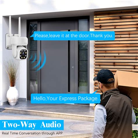 (2-Way Audio & PTZ Camera) 5.0MP Outdoor Wireless PTZ Security Camera – OOSSXX