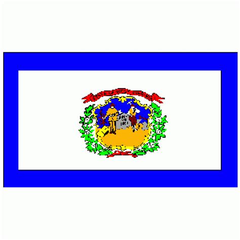 Printable West Virginia Flag