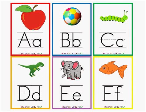 Kindergarten Worksheets: Printable Worksheets - Alphabet flash cards | Printable flash cards ...