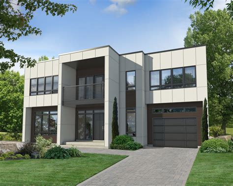 Two-Story Modern House Plan - 80829PM | Architectural Designs - House Plans