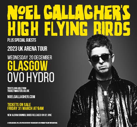 Noel Gallagher's High Flying Birds | Events | Glasgow | OVO Hydro