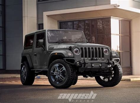 Mahindra Thar Digitally Modified To Look Even More Like Jeep Wrangler