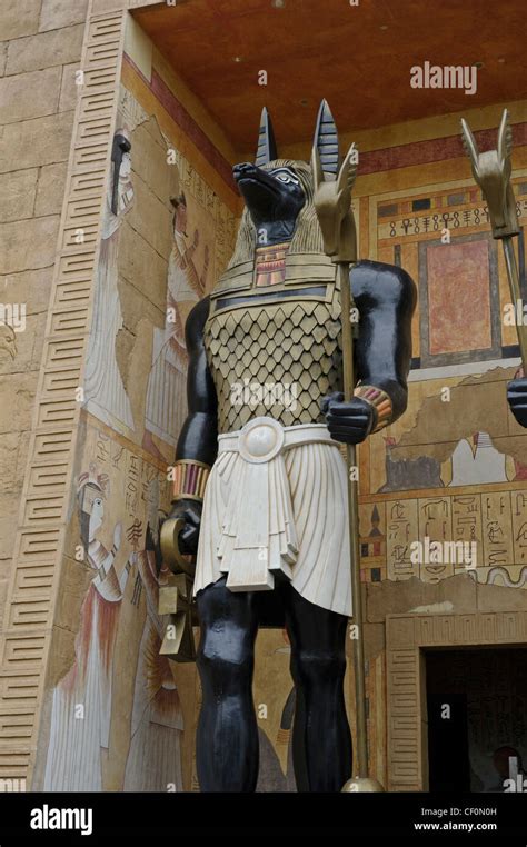 Anubis statue, Egyptian God, Universal Studios, Singapore Stock Photo: 43657057 - Alamy