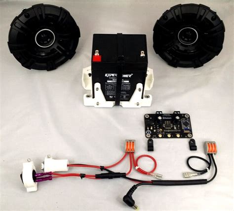 Battery Powered Bluetooth Speaker Kit With Voltmeter. Detailed - Etsy