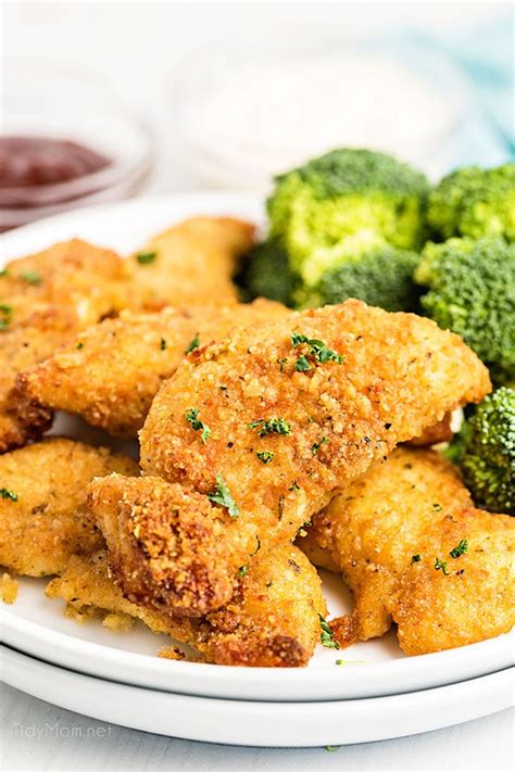 Crispy Baked Chicken Tenders - TidyMom®