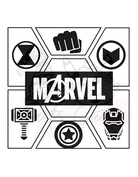 Gráfico del logotipo de Marvel - Etsy México