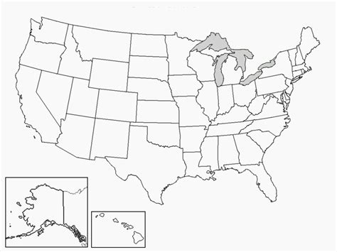 Printable Us State Map