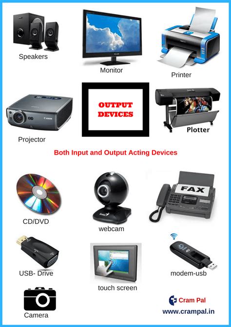 Computer Hardware - List of Output Devices (Chapter -4)