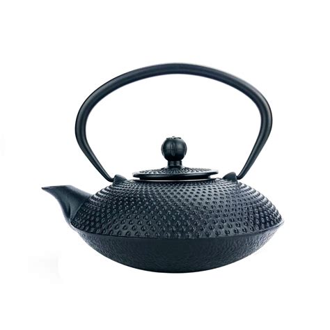 Buy Cast Iron Teapot (Dotted Black) 0.8L - Tealand