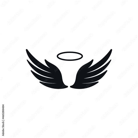 Angel Wings vector set. Wings illustration sign collection. Angel symbol or logo. Stock Vector ...