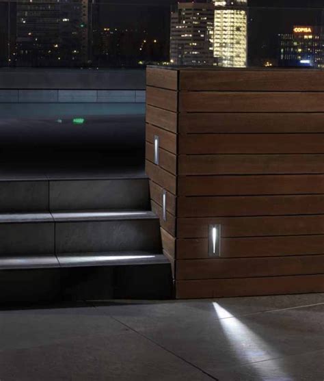 LEDS-CR Recessed Exterior Wall Light IP67 with Slit Light Illumination