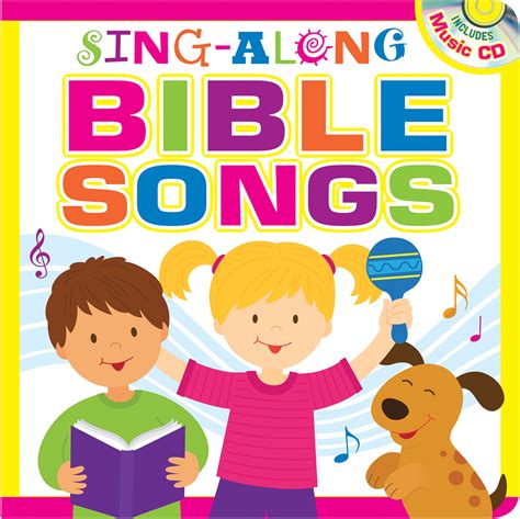 Sing-Along Bible Songs Storybook For Kids w/CD