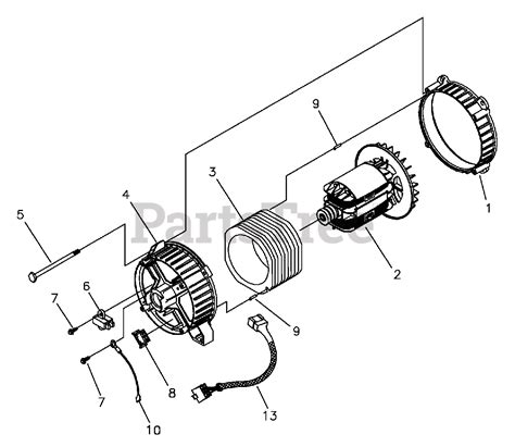 Troy-Bilt 1919-0 - Troy-Bilt 5,500 Watt Portable Generator Alternator Parts Lookup with Diagrams ...