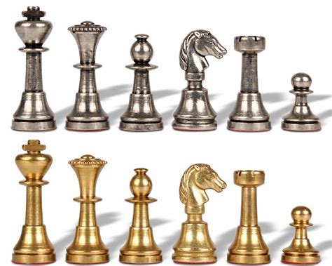 Metal Chess Pieces - The Chess Store