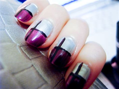 purple metallic | Nail polish, Nail art, Nails