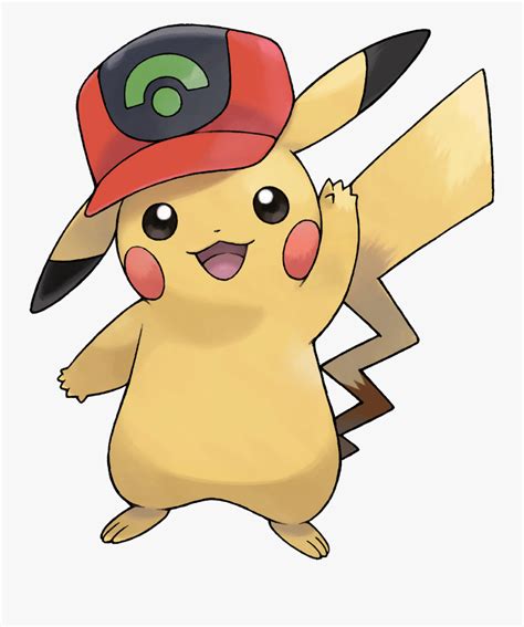 Pikachu Em Png - Ash Hat Pikachu Png , Free Transparent Clipart - ClipartKey