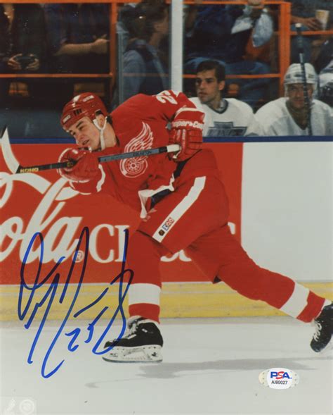 Darren McCarty Signed Red Wings 8x10 Photo (PSA COA) | Pristine Auction