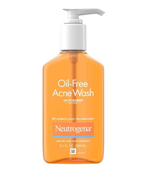 Neutrogena - Oil-Free Salicylic Acid Acne Fighting Face Wash - 269 ml | Exubuy.com