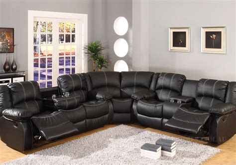 Buy Novak U-shaped Recliner Leather Sofa | Fancy Homes