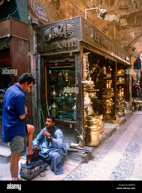 Khan el-Khalili Bazaar, Cairo, Egypt Stock Photo - Alamy