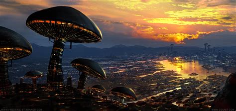 Futuristic City/Landscape Art | NeoGAF