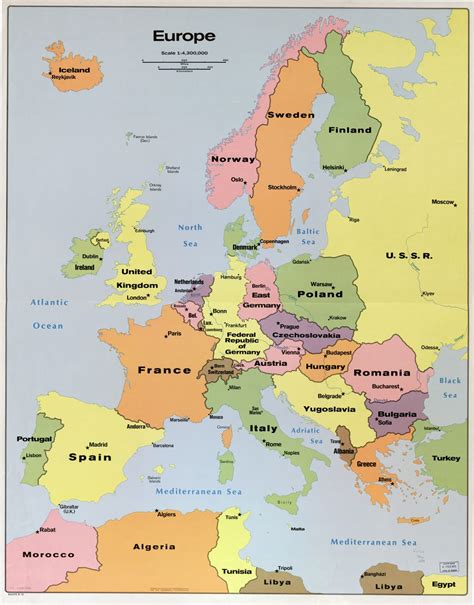 Europe Map High Resolution – Map Vector