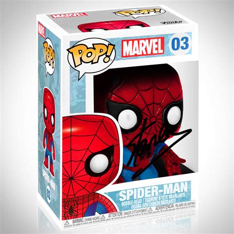 Spider-Man // Stan Lee Signed // Funko Pop - Signed Marvel Memorabilia By RARE-T - Touch of Modern