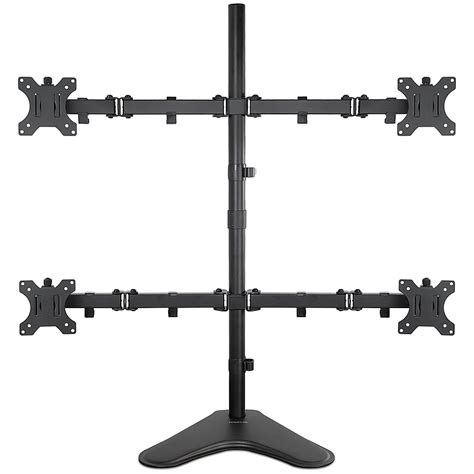 Best Buy: Mount-It! Quad Monitor Desk Stand Black MI-2784