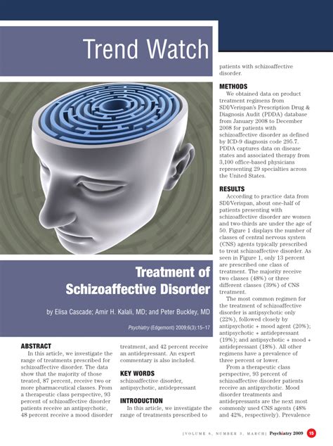 (PDF) Treatment of Schizoaffective Disorder