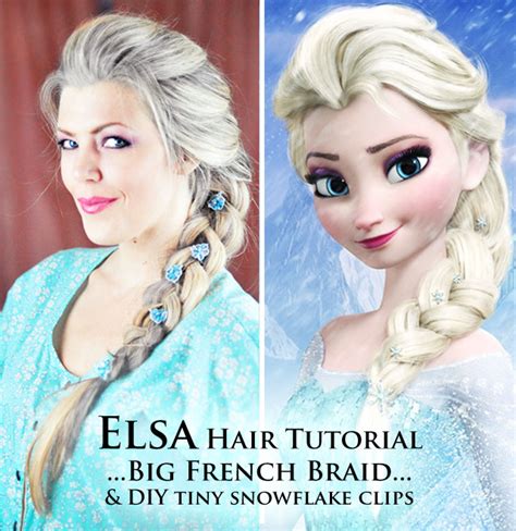 Elsa Hair Tutorial // Snow Queen Big French Braid | ...love, Maegan | Bloglovin’