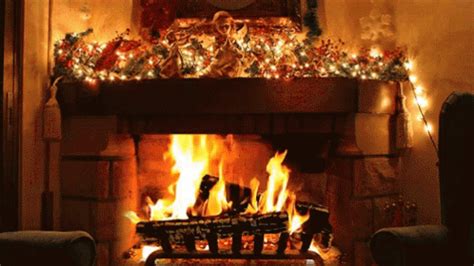 Christmas Fireplace Background GIFs | Tenor