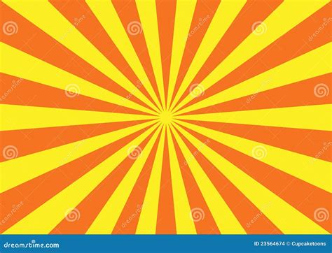 Orange Yellow Starburst Pattern Stock Illustration - Illustration of pattern, orange: 23564674