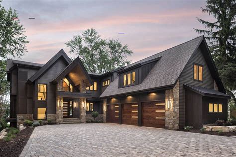 #mountainhomes | Contemporary lake house, House designs exterior, Best home architecture