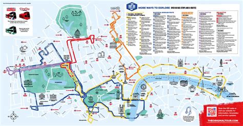 Map of London tourist attractions, sightseeing & tourist tour