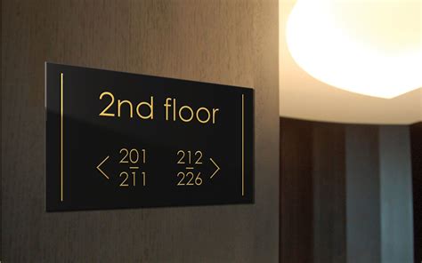 hospitality wayfinding signage - Google Search | Floor signage, Signage design, Signage