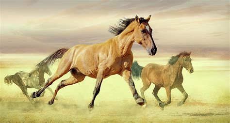 Running Horses Running Wild Photograph by Ronel BRODERICK