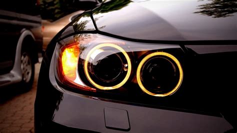 car, Headlights, BMW