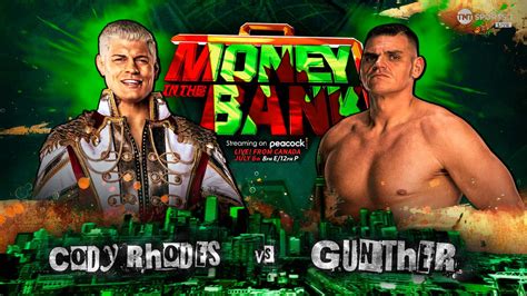 WWE Money in the Bank 2024 Custom Match Card by WWERenders2020 on DeviantArt