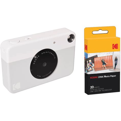 Kodak PRINTOMATIC Instant Digital Camera with 20 Sheets of ZINK