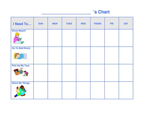 Free Printable Adhd Behavior Charts