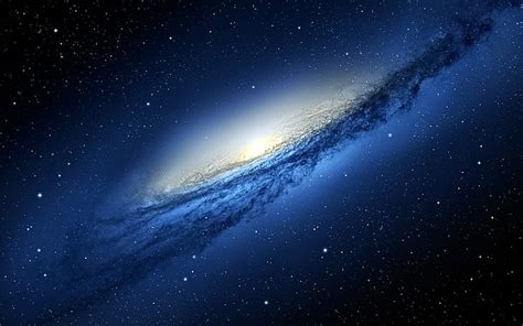 HD wallpaper: Blue Galaxy, 3D, Space | Wallpaper Flare