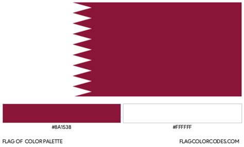 Qatar flag color codes