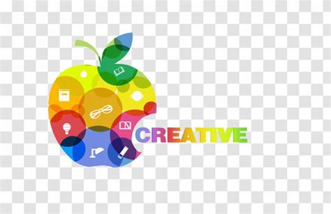 Logo Apple - Text - Color Transparent PNG